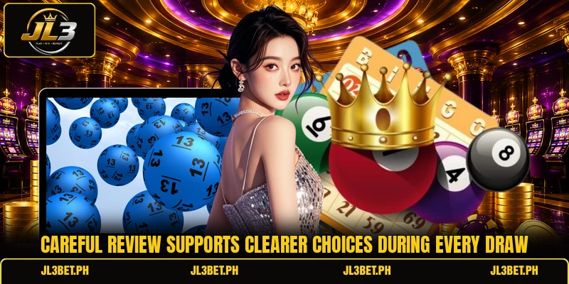 Careful review supports clearer choices during every draw
