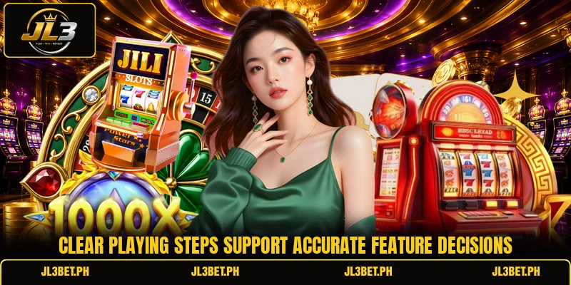 Clear playing steps support accurate feature decisions