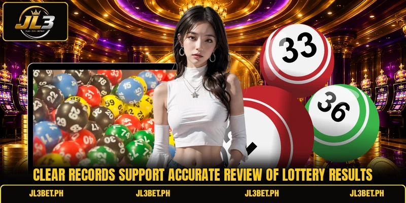 Clear records support accurate review of lottery results