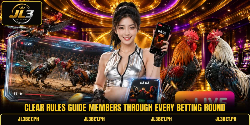 Clear rules guide members through every betting round Clear rules guide members through every betting round