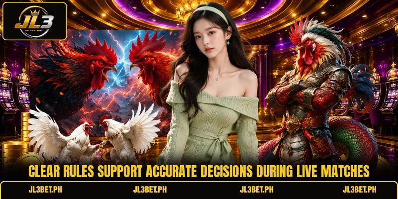Clear rules support accurate decisions during live matches