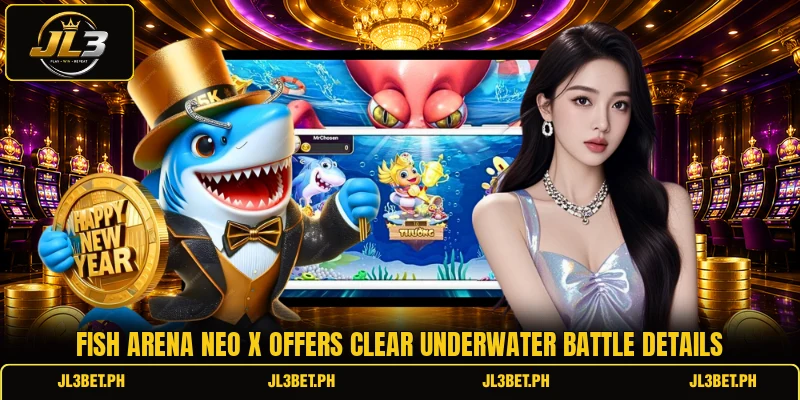 Fish Arena Neo X offers clear underwater battle details