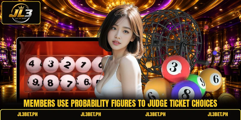 Members use probability figures to judge ticket choices Members use probability figures to judge ticket choices