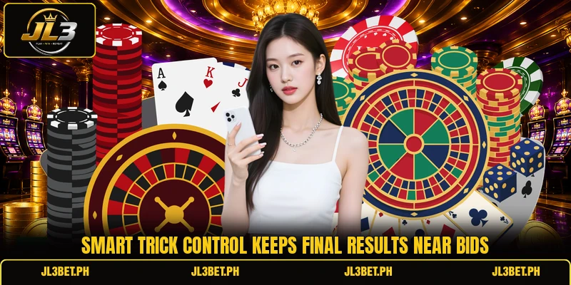 Smart trick control keeps final results near bids Smart trick control keeps final results near bids